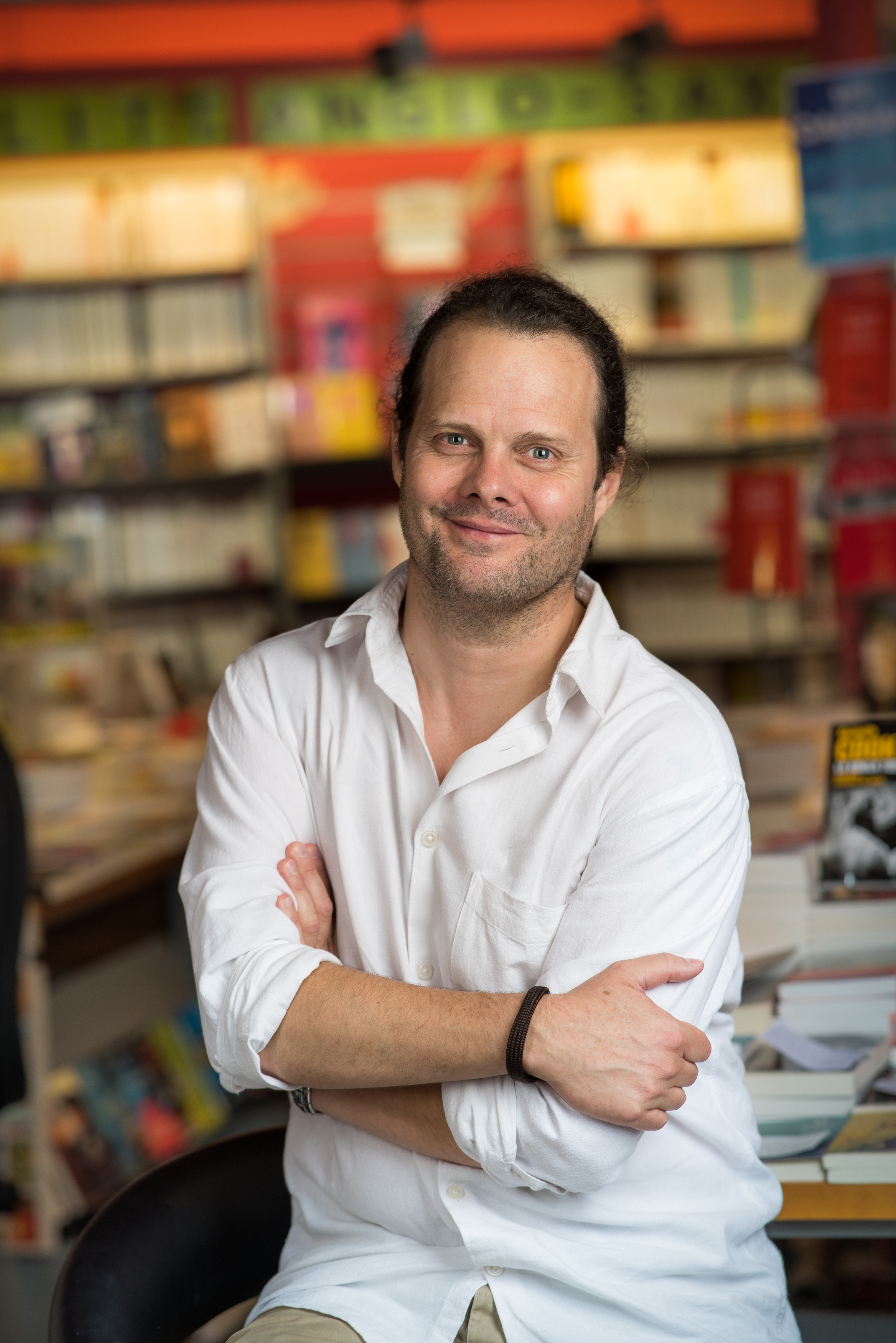 Portrait en noir et blanc de Philippe Castelneau